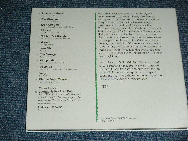 画像: The CLIFTONES - SHADES OF GREEN  ( Sound Like The SHADOWS ) / 2012 NORWAY Brand New CD