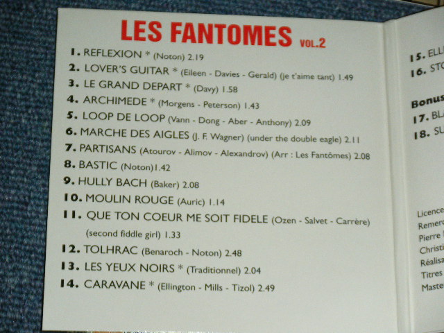 画像: LES FANTOMES : FRENCH 60'S EP COLLECTION Vol.2 "SMALL Size Mini-LP Paper Sleeve Style"  / 1995 FRANCE FRENCH ORIGINAL "SMALL Size Mini-LP Paper Sleeve Style"  Version Used  CD 