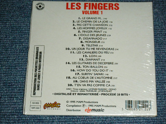 画像: LES FINGERS -  FRENCH '60's EP COLLECTION VOL.1 / 1995  FRANCE FRENCH ORIGINAL  Brand New SEALED  CD 