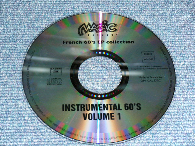 画像: va OMNIBUS ( CLAUDE CIARI+LES GUITARES) - INSTRUMENTAL 60'S VOL.1  (Ex+++/MINT) / 1995 FRANCE  FRENCH Mini-LP Paper Sleeve  Used  CD 