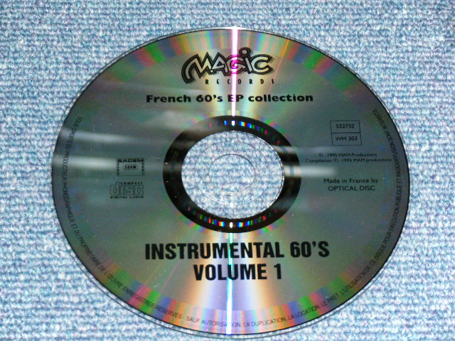 画像: va OMNIBUS ( CLAUDE CIARI+LES GUITARES) - INSTRUMENTAL 60'S VOL.1  (Ex+++/MINT) / 1995 FRANCE  FRENCH Mini-LP Paper Sleeve  Used  CD 