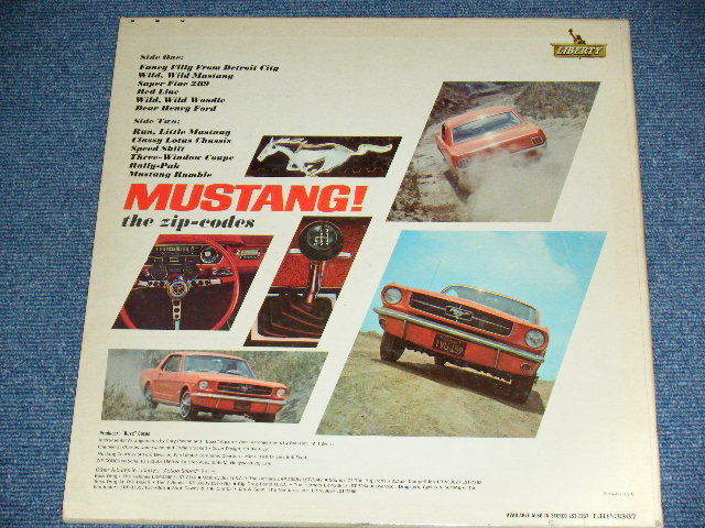 画像: THE ZIP-CODES. - MUSTANG! ( Ex+++/MINT-,Ex+++ : Looks:Ex+ ) / 1964 US ORIGINAL MONO  LP 