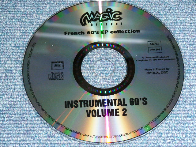 画像: va OMNIBUS ( THE KREWKATS+THE GRADIATORS+LES 4 KIWIS) - INSTRUMENTAL 60'S VOL.2 / 1995 BFRANCE  FRENCH Mini-LP Paper Sleeve  Used CD 