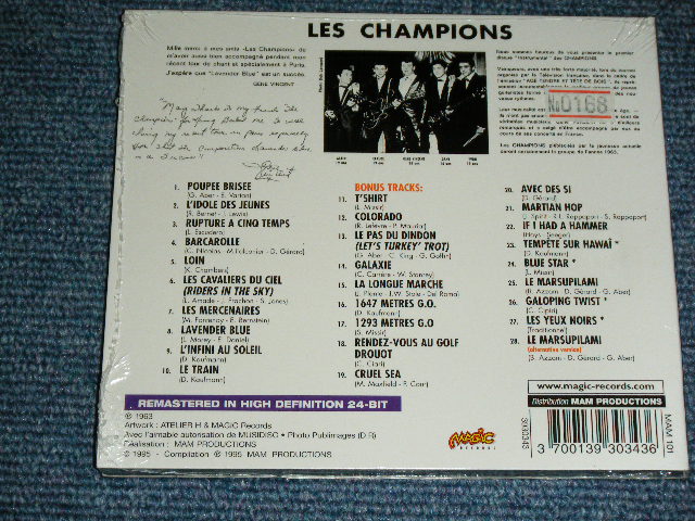 画像: LES CHAMPIONS -  COMPLETE '60's INSTRUMENTAL    / 1995 ? 2004?  FRANCE FRENCH ORIGINAL  Brand New SEALED  CD 