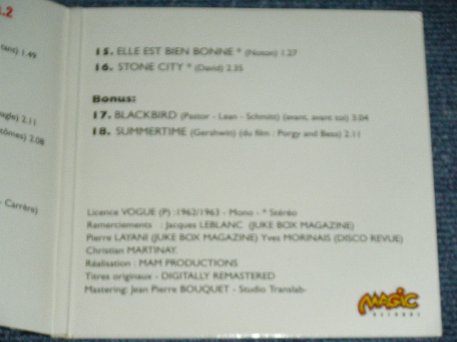 画像: LES FANTOMES : FRENCH 60'S EP COLLECTION Vol.2 "SMALL Size Mini-LP Paper Sleeve Style"  / 1995 FRANCE FRENCH ORIGINAL "SMALL Size Mini-LP Paper Sleeve Style"  Version Used  CD 