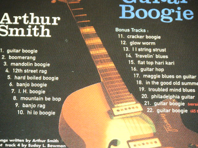 画像: ARTHUR "GUITAR" SMITH - GUITAR BOOGIE  / 2007 FRANCE FRENCH Brand New SEALED CD 