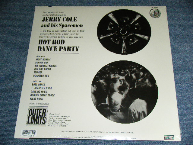 画像: JERRY COLE and His SPACEMEN - HOT ROD DANCE PARTY  /  2010 US Limited 1,000 Copies  Brand New SEALED CLEAR Wax Vinyl LP