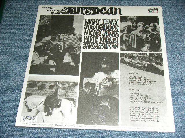 画像: JAN & DEAN - SAVE FOR RAINY DAY  /  2012 US AMERICA imited 180 Gram HEAVY Weight "Brand New Sealed" MONO Edition LP