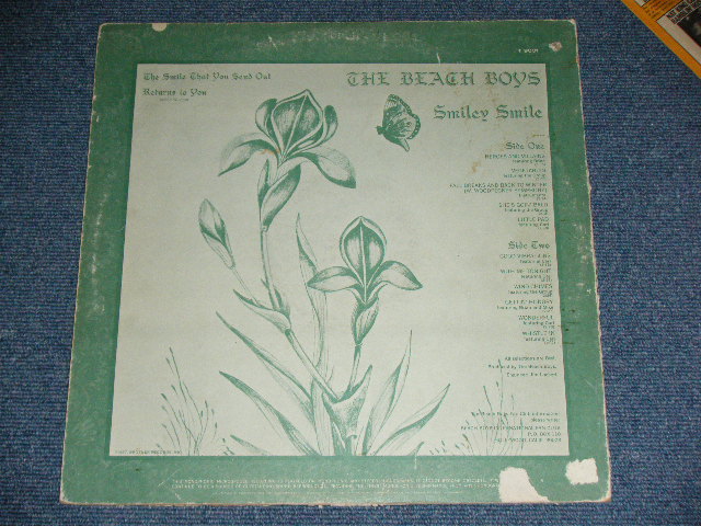 画像: The BEACH BOYS - SMILEY SMILE ( A) T-1-9001-F-3/B)T2-9001-F-3: VG+/VG+++ ) /. 1967  US ORIGINAL MONO  Used LP