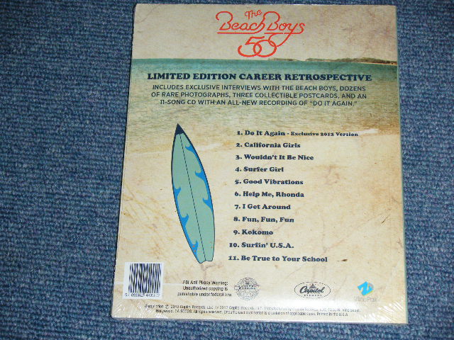 画像: THE BEACH BOYS - LIMITED EDITION 50TH ANNIVERSARY RETROSPECTIVE ( 72-PAGE MAGAZINE+3 Collectable Postcard ) / 2012 US AMERICA  ORIGINAL Brand New SEALED  CD 
