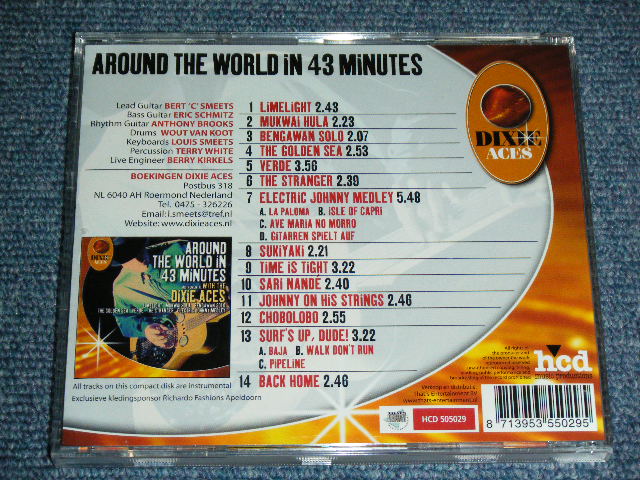 画像: DIXIE ACES -  AROUND THE WORLD IN 43 MINUTES : INSTRUMENTAL With The DIXIE ACES /  NETHERLANDS(HOLLAND)  Brand New CD