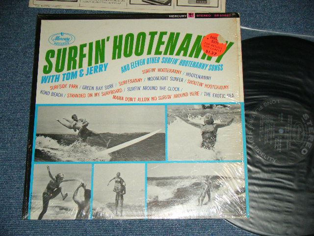 画像1: TOM & JERRY - SURFIN' HOOTENANNY With TOM & JERRY  ( Ex+++,Ex/Ex+++ Looks: Ex++ )  / 1963 US ORIGINAL STEREO  Used  LP 