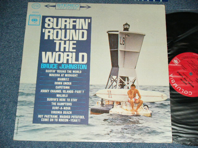 画像1: BRUCE JOHNSTON - SURFIN' 'ROUND THE WORLD ( Ex+++/MINT- )  / 1963 US ORIGINAL "Black 360 SOUND" Label STEREO  Used  LP 