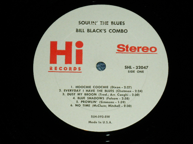 画像: BILL BLACK'S COMBO - SOULIN' THE BLUES ( Ex++/Ex+++)  / 1968 US ORIGINAL STEREO  Used  LP 