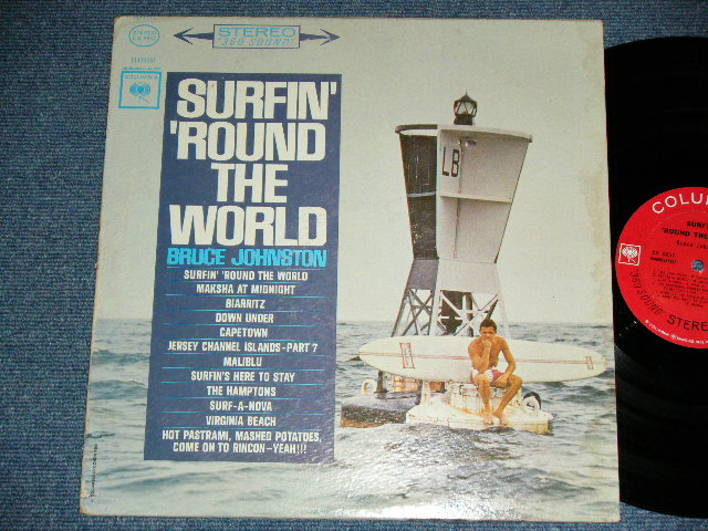画像1: BRUCE JOHNSTON - SURFIN' 'ROUND THE WORLD ( Ex/Ex++ )  / 1963 US ORIGINAL "Black 360 SOUND" Label STEREO  Used  LP 