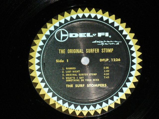 画像: THE SURF STOMPERS (BRUCE JOHNSTON) - THE ORIGINAL SURFER STOMP ( Ex/Ex+++ Looks; Ex+++ )  / 1963 US AMERICA ORIGINAL Used LP 