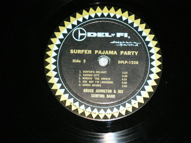 画像: The BRUCE JOHNSTON SURFING BAND - SURFERS' PAJAMA PARTY  ( Ex/MINT- )  / 1963 US AMERICA ORIGINAL MONO Used LP 
