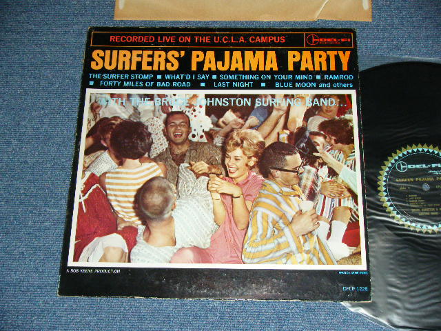 画像1: The BRUCE JOHNSTON SURFING BAND - SURFERS' PAJAMA PARTY  ( Ex/MINT- )  / 1963 US AMERICA ORIGINAL MONO Used LP 