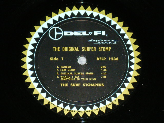 画像: THE SURF STOMPERS (BRUCE JOHNSTON) - THE ORIGINAL SURFER STOMP ( Ex++/MINT- )  / 1963 US AMERICA ORIGINAL Used LP 
