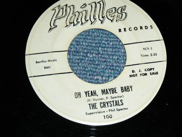 画像: THE CRYSTALS - THERE'S NO OTHER (LIKE MY BABY)   ( WHITE LABEL PROMO :Ex/Ex Looks: Ex- ) / 1961 US ORIGINAL 7" SINGLE With COMPANY SLEEVE 
