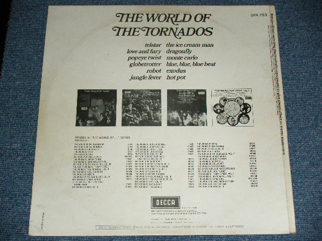 画像: THE TORNADOS - THE WORLD OF THE TORNADOES  ( Ex++/MINT-/ / 1972 UK ENGLAND ORIGINAL  Used LP