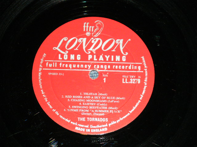 画像: THE TORNADOS - TELSTAR : THE SOUND OF THE TORNADOES  (UK EXPORT)(Matrix # A)ARL-5700-2A B)ARL-5701-2A)  (Ex/Ex++ A-1,B-1:Ex^-962 US AMERICA ORIGINAL Jacket + UK ENGLAND EXPORT Record MONO Used LP