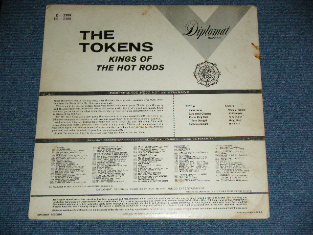 画像: THE TOKENS - KING'S OF THE HOT ROD ( Ex+/Ex+) / 1964?  US AMERICA  ORIGINAL  Used LP