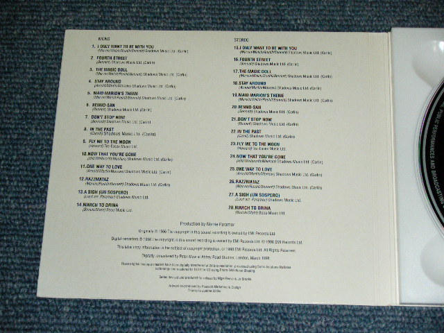 画像: The SHADOWS - SHADOW MUSIC ( MONO & STEREO 2 in 1 )   / 1998 UK ENGLAND ORIGINAL BRAND NEW Digi-Pack CD 