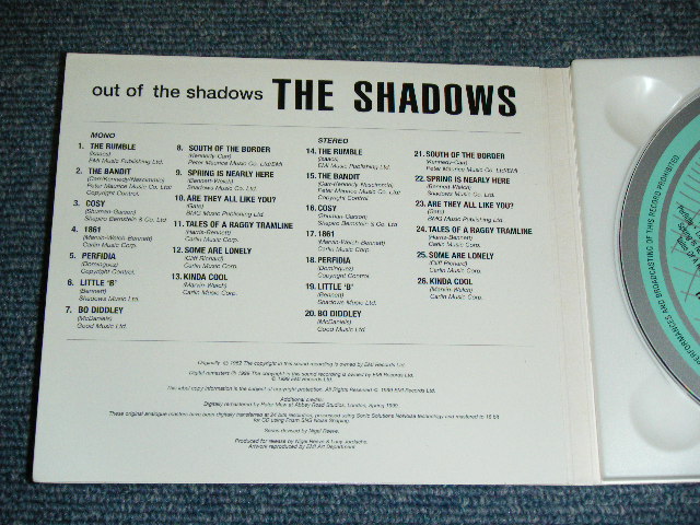 画像: The SHADOWS - OUT OF THE SHADOWS  ( MONO & STEREO 2 in 1 )   / 1999 UK ENGLAND ORIGINAL BRAND NEW Digi-Pack CD 