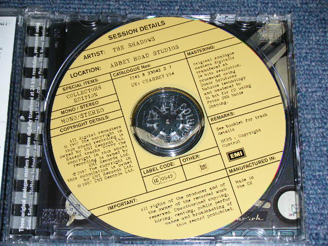 画像: The SHADOWS -  AT ABBEY ROAD  / 1997 UK ENGLAND ORIGINAL BRAND NEW CD