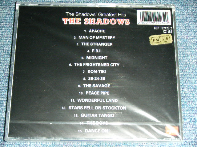 画像: The SHADOWS -  THE SHADOWS' GREATEST HITS  / 1989 UK ENGLAND ORIGINAL BRAND NEW Sealed CD