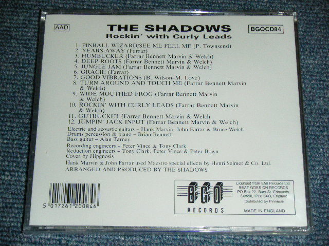 画像: The SHADOWS -  ROCKIN' WITH THE CURLY LEADS  ( STRAIGHT REISSUE)  / 1990 UK ENGLAND ORIGINAL BRAND NEW Sealed CD