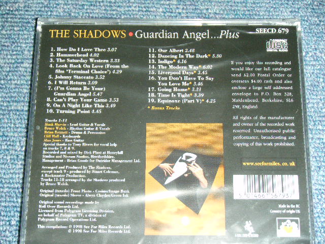 画像: The SHADOWS - GUARDIAN ANGELS PLUS / 1998 UK ENGLAND + EU EUROPE Press ORIGINAL BRAND NEW SEALED  CD 