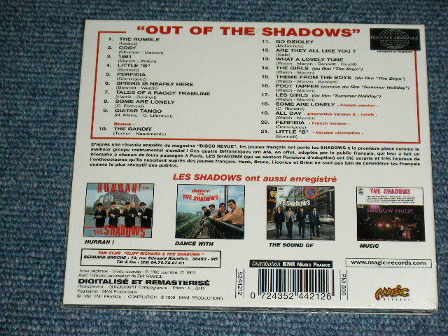 画像: THE SHADOWS  - OUT OF THE SHADOWS  ( ORIGINAL FRENCH Album+Bonus Tracks ) / 1999 FRANCE FRENCH Brand New SEALED CD 