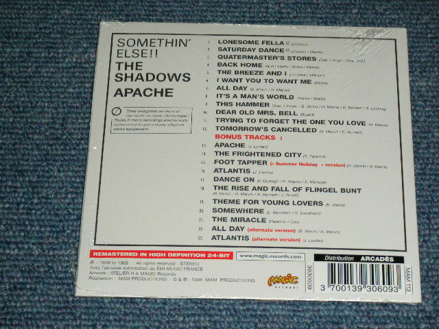 画像: THE SHADOWS -  SOMETHIN' ELSE  ( Limited Mini-LP Paper Sleeve )  / 1998 FRANCE FRENCH Brand New SEALED CD 