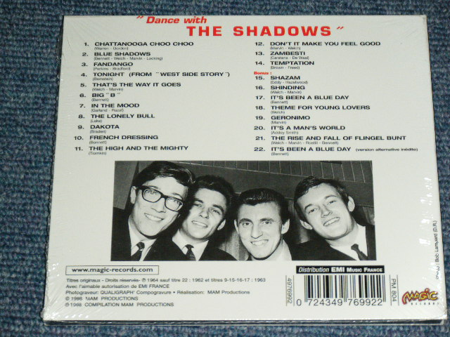 画像: THE SHADOWS  - DANCE WITH THE SHADOWS  ( ORIGINAL FRENCH Album+Bonus Tracks ) / 1998 FRANCE FRENCH Brand New SEALED CD 