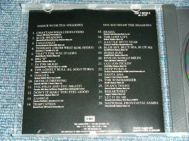 画像: THE SHADOWS  -DANCE WITH THE SHADOWS + SOUND OF THE SHADOWS ( 2 in 1 ) / 1991 UK ORIGINAL BRAND NEW CD