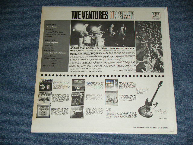 画像: THE VENTURES - ON STAGE ( Matrix # A)BLP-2035-1 /B)BLP-2035-2 ) (MINT-/MINT- ) / 1965  US AMERICA  ORIGINAL  "Blue with Black Print Label:)\\" MONO Used   LP