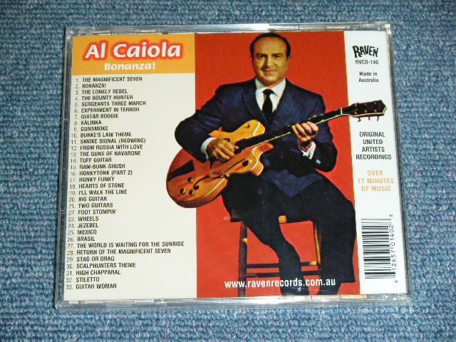 画像: AL CAIOLA - BONANZA! 1960-1969 /  2002 AUSTRALIA ORIGINAL Brand New SEALED  CD