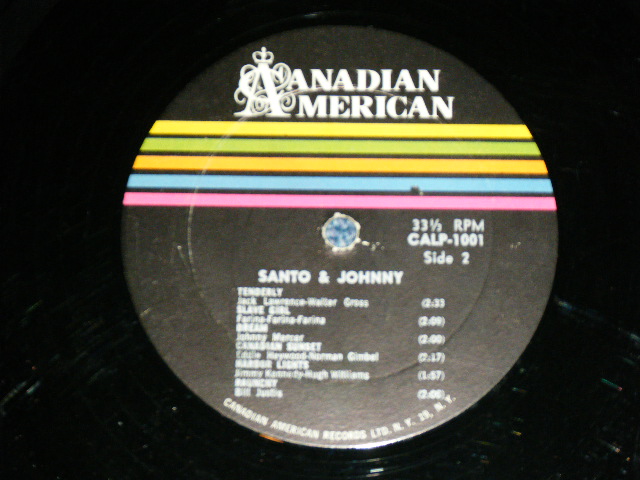画像: SANTO & JOHNNY - SANTO & JOHNNY ( DEBUT ALBUM included SLEEP WALK :Ex+/Ex+ Looks:Ex-)/ 1961 Version US AMERICA 2nd Press 'With COLOR LINE Label' MONO Used LP