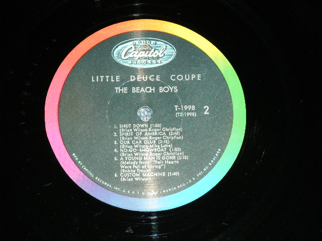 画像: The BEACH BOYS - LITTLE DEUCE COUPE ( P-1 /P-1 : Ex+/Ex+++ Looks: Ex++  ) / 1963 US AMERICA ORIGINAL MONO Used LP