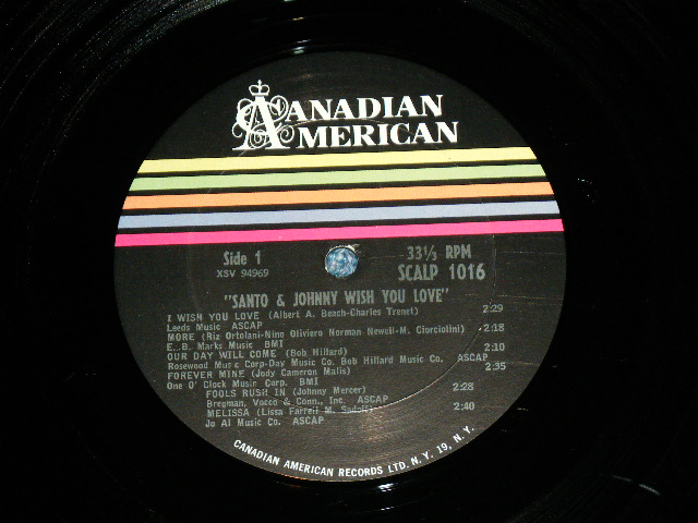 画像: SANTO & JOHNNY - WISH YOU LOVE ( Ex++/Ex++.Ex ) / 1964 US AMERICA ORIGINAL STEREO Used LP 