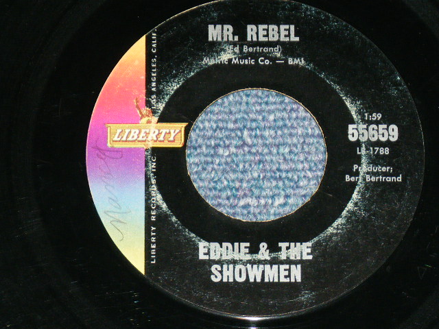 画像1: EDDIE & The SHOWMEN - MR.REBEL : MOVIN'  ( Ex+++/Ex+++ ) / 1963 US AMERICA ORIGINAL Used 7" Single