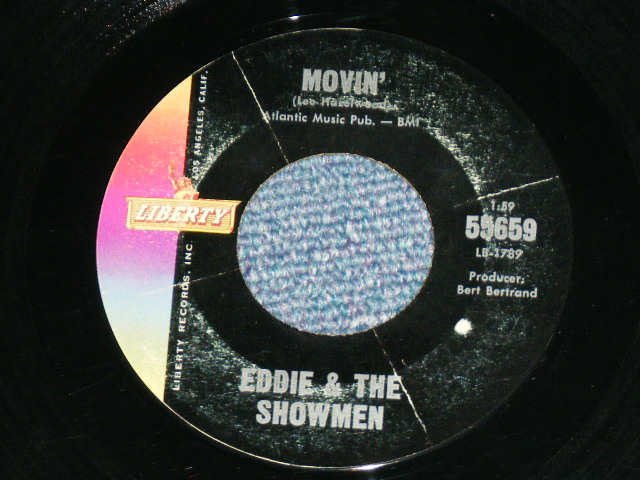 画像: EDDIE & The SHOWMEN - MR.REBEL : MOVIN'  ( Ex+++/Ex+++ ) / 1963 US AMERICA ORIGINAL Used 7" Single