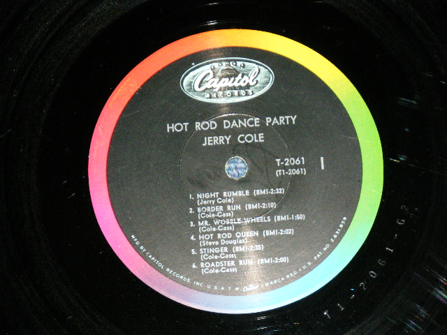 画像: JERRY COLE and His SPACEMEN - HOT ROD DANCE PARTY  (Matrix # A:T1-2061-G2 /B:T2-2044-G2#2 : Ex/Ex++ )  / 1964 US AMERICA ORIGINAL MONO Used LP 