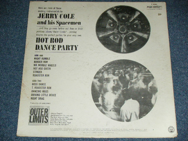 画像: JERRY COLE and His SPACEMEN - HOT ROD DANCE PARTY  (Matrix # A:T1-2061-G1 /B:T2-2044-G2#2 : Ex+/Ex++ )  / 1964 US AMERICA ORIGINAL MONO Used LP 