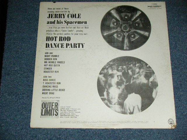 画像: JERRY COLE and His SPACEMEN - HOT ROD DANCE PARTY  (Matrix # A:T1-2061-G2 /B:T2-2044-G2#2 : Ex/Ex++ )  / 1964 US AMERICA ORIGINAL MONO Used LP 