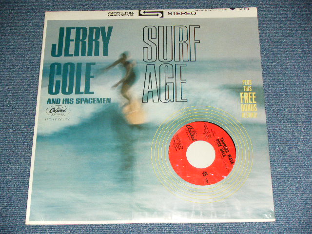 画像1: JERRY COLE and His SPACEMEN - SURF AGE  ( with Bonus EP : SEALED )  / 1964 US AMERICA ORIGINAL STEREO "BRAND NEW SEALED"  LP 