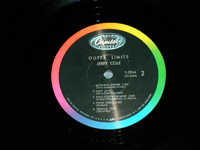 画像: JERRY COLE and His SPACEMEN - OUTER LIMITS (Matrix # A:T1-2044-G2 #2 /B:T2-2044-G2 #3 : Ex++/MINT-)  / 1963 US AMERICA ORIGINAL MONO Used LP 