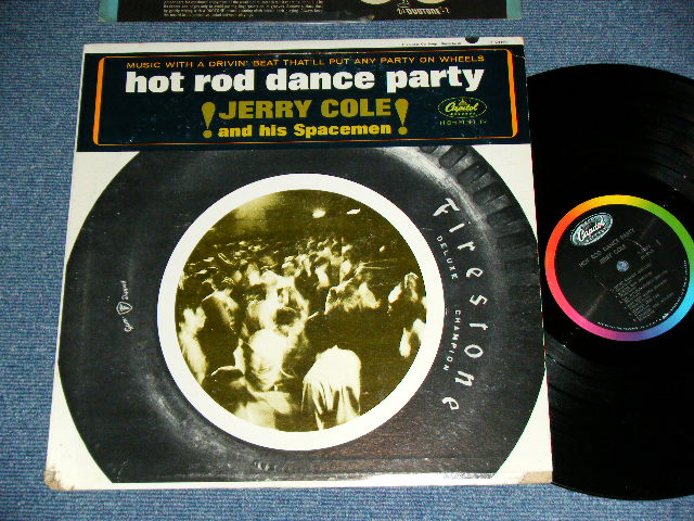 画像1: JERRY COLE and His SPACEMEN - HOT ROD DANCE PARTY  (Matrix # A:T1-2061-G2 /B:T2-2044-G2#2 : Ex/Ex++ )  / 1964 US AMERICA ORIGINAL MONO Used LP 